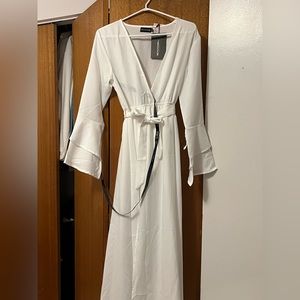 Pretty Little Things beach summer wrap dress with built in bodysuit. BNWT